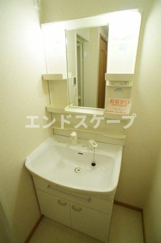カルム・ド・パルクの洗面所|高崎、前橋のお部屋探しはエンドスケープまで！お客様の理想お聞かせ下さい♪