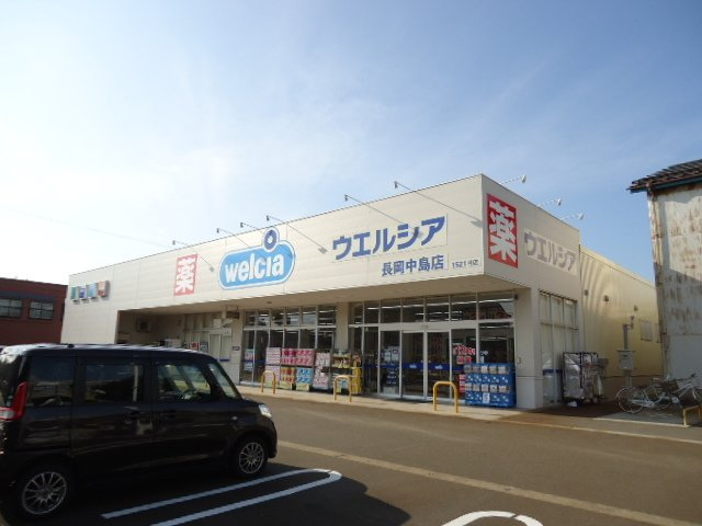 サンレーヴェの周辺|ウエルシア長岡中島店まで300m