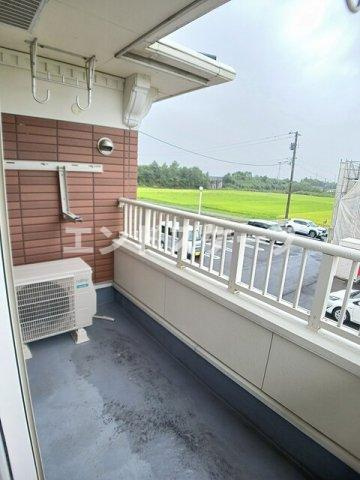 ウィングスＢのバルコニー|高崎、前橋のお部屋探しはエンドスケープまで！お客様の理想お聞かせ下さい♪