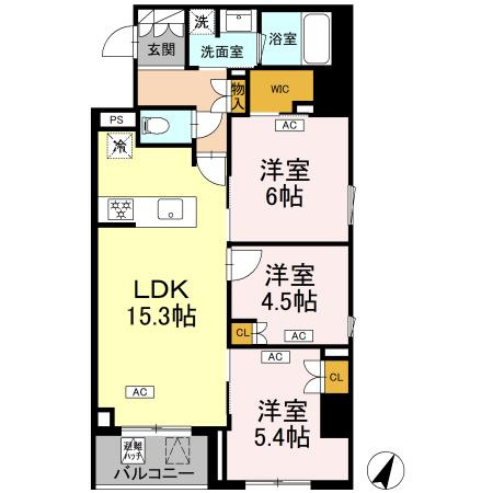 【間取り】 | ロイジェント戸越銀座
