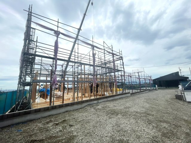 【前面道路含む現地写真】 | 北群馬郡榛東村広馬場　新築住宅　