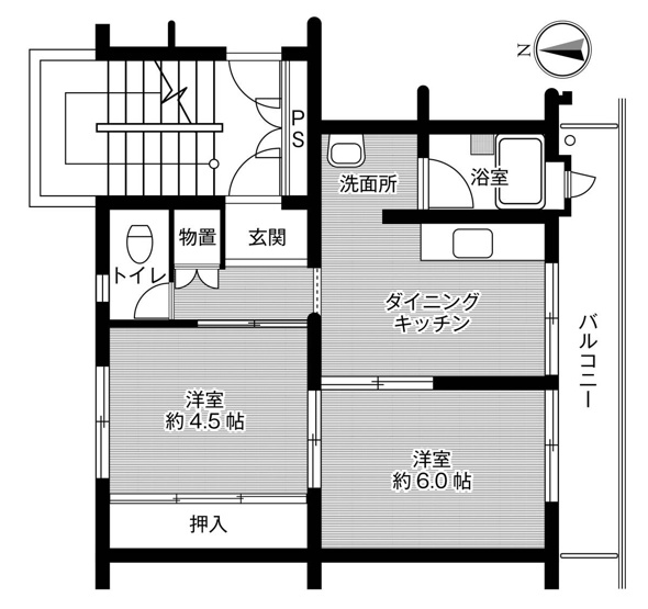 【間取り】 | ビレッジハウス広江