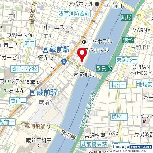 【地図】 | アビテ駒形リバーサイド