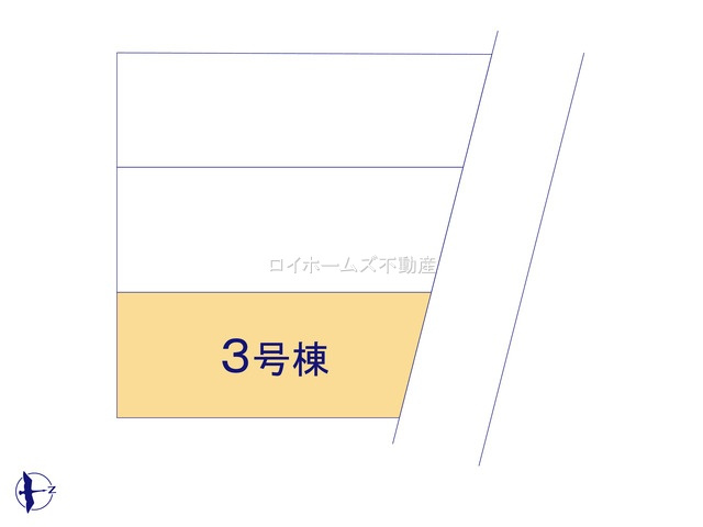 【区画図】 | 名古屋市守山区西新1804『仲介料無料』新築戸建て | 3号棟