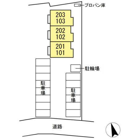 JUFA　～ジュファ～の区画図