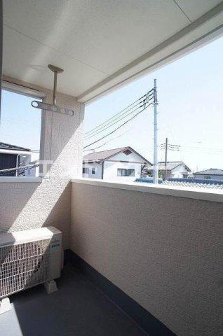 ピュアⅡのバルコニー|高崎、前橋のお部屋探しはエンドスケープまで！お客様の理想お聞かせ下さい♪
