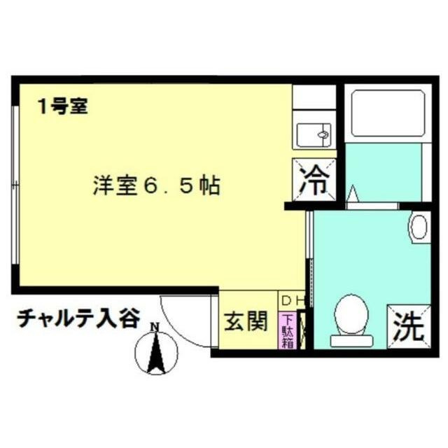 チャルテ入谷の間取り