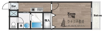 プレジール加納の間取り