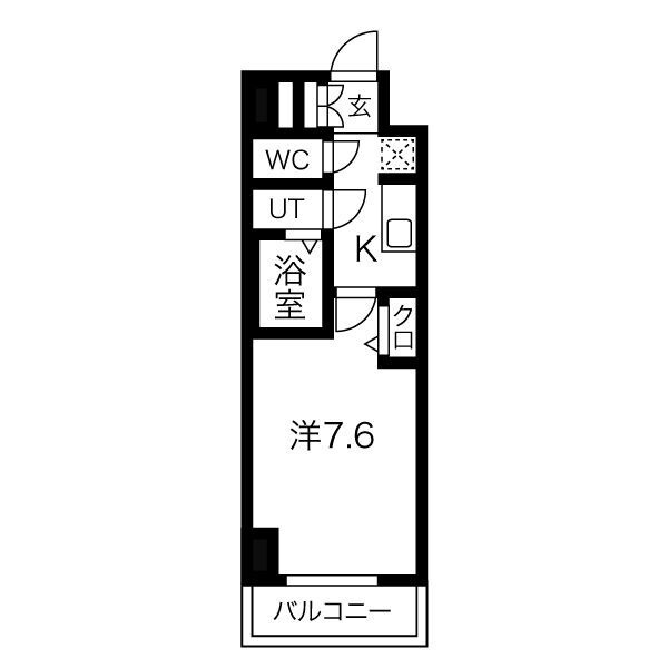 ディアレイシャス尾頭橋の間取り