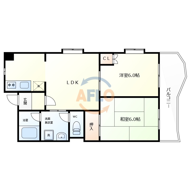 エスポワール住之江公園の間取り|エスポワール住之江公園　間取り
