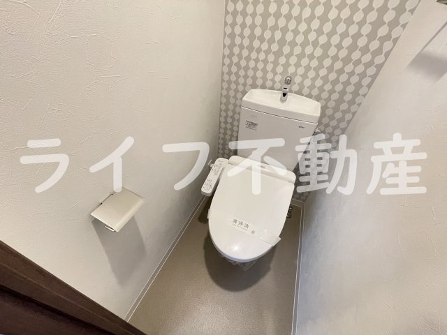 エスリード大阪CENTRAL　AVENUEのトイレ|シンプルで使いやすいトイレです