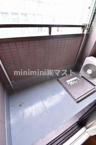 大阪市中央区徳井町２丁目の賃貸マンションのバルコニー
