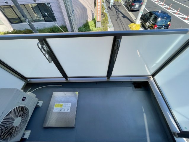 D-Square深江本町のバルコニー