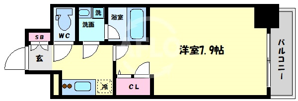 アーバネックス大阪城WESTの間取り|アーバネックス大阪城WEST　間取り