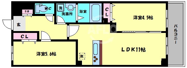 アーク美章園の間取り|アーク美章園　間取り