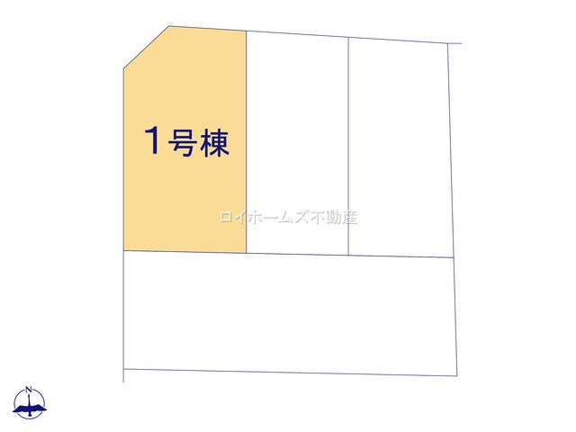 【区画図】 | 名古屋市昭和区御器所４丁目20-12『仲介料無料』新築戸建て | 1号棟