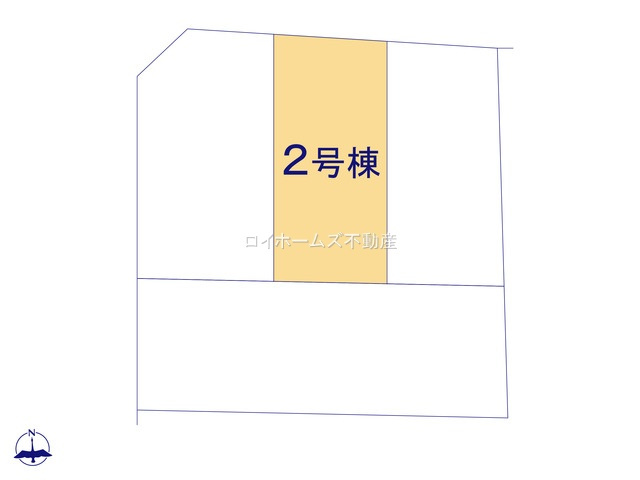 【区画図】 | 名古屋市昭和区御器所４丁目20-12『仲介料無料』新築戸建て | 2号棟