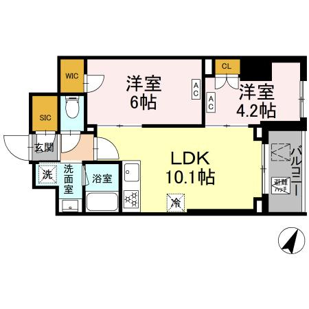 【間取り】 | ロイジェント戸越銀座
