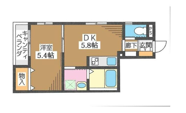 オルテンシアの間取り