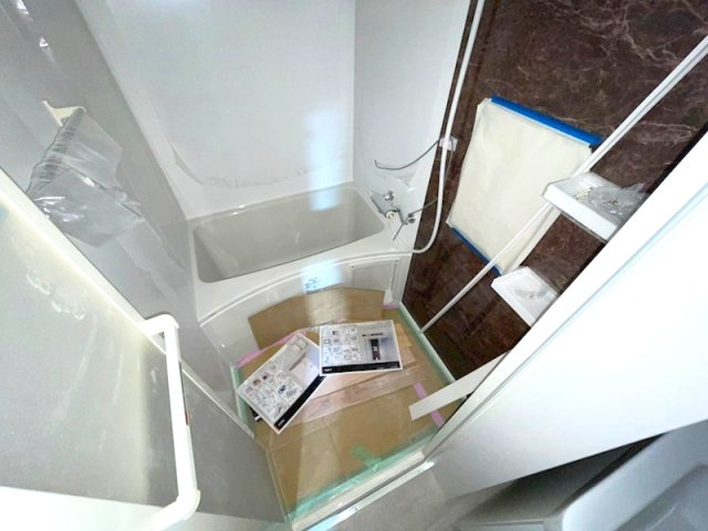 神戸市東灘区深江南町４丁目のアパートの浴室