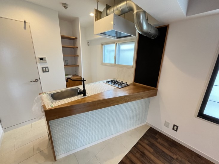 芦屋市大桝町の賃貸マンションのキッチン
