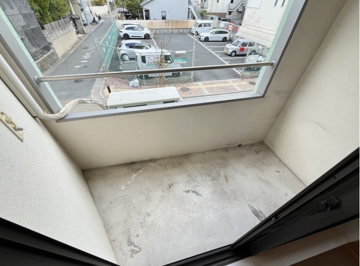 芦屋市大桝町の賃貸マンションのバルコニー