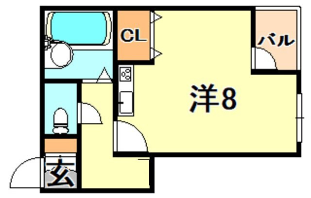 アルカディア三宮の間取り