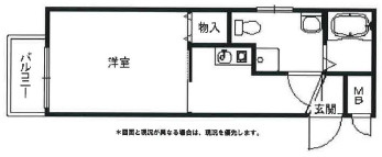 シティライフ稗原の間取り