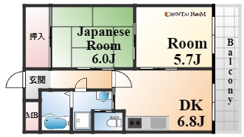 サンパレス六甲の間取り