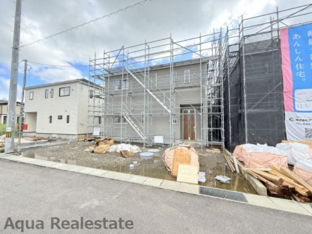高松市円座町の新築一戸建の前面道路含む現地写真|前面道路含む現地写真です