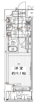 【間取り】 | レガリス門前仲町パークサイド