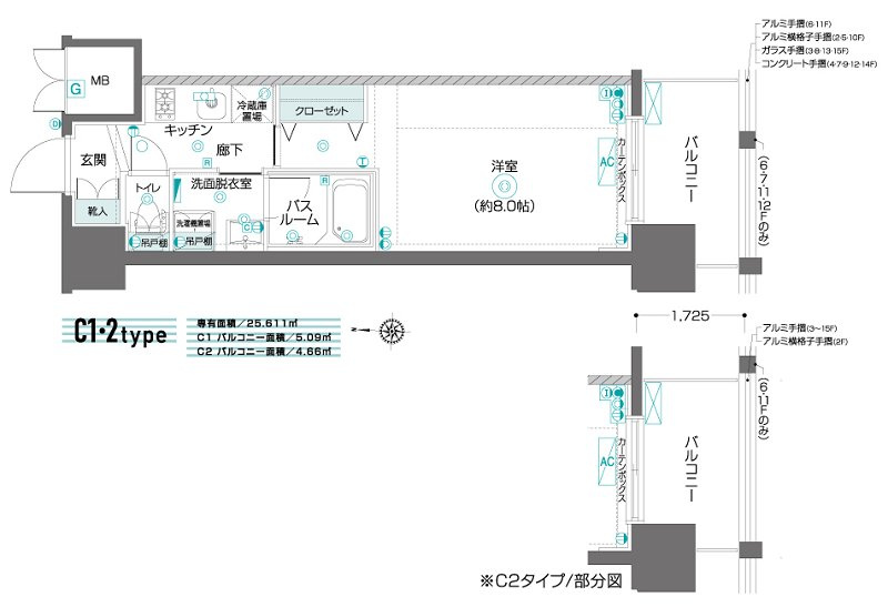 ZOOM東陽町の間取り