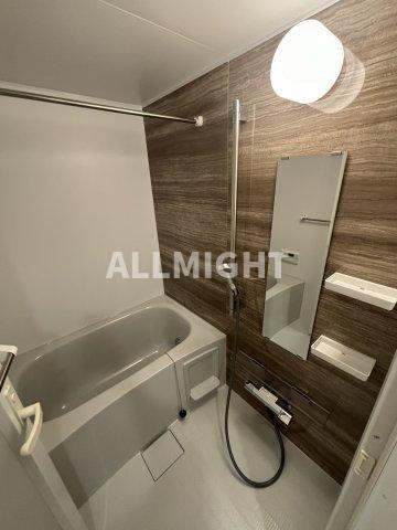 川崎市多摩区登戸の賃貸マンションの浴室|★お部屋探しはオールマイト不動産までご相談下さい♪