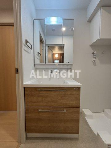 川崎市多摩区登戸の賃貸マンションの洗面所|★お部屋探しはオールマイト不動産までご相談下さい♪