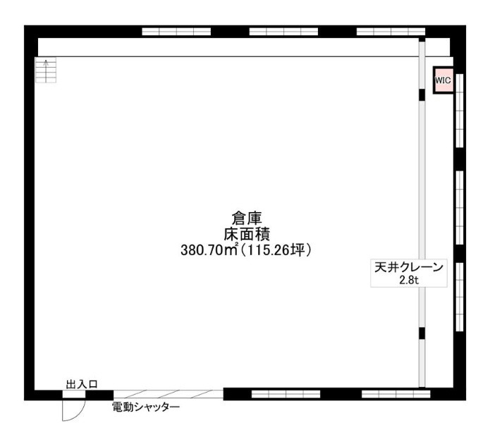 海老名市下今泉１丁目の倉庫の間取り