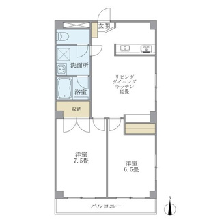 【間取り】 | 第一ハイム曙