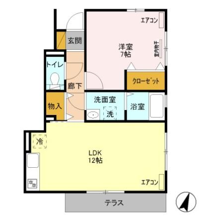 【間取り】 | シャルマンステラC棟