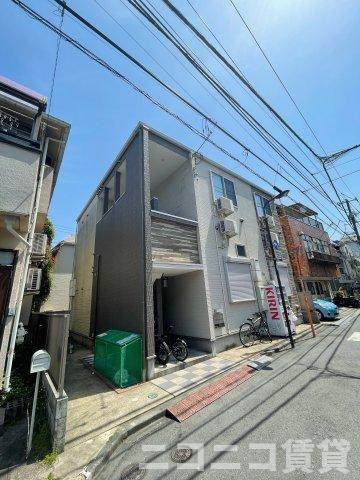 新宿区大久保２丁目のアパートの外観