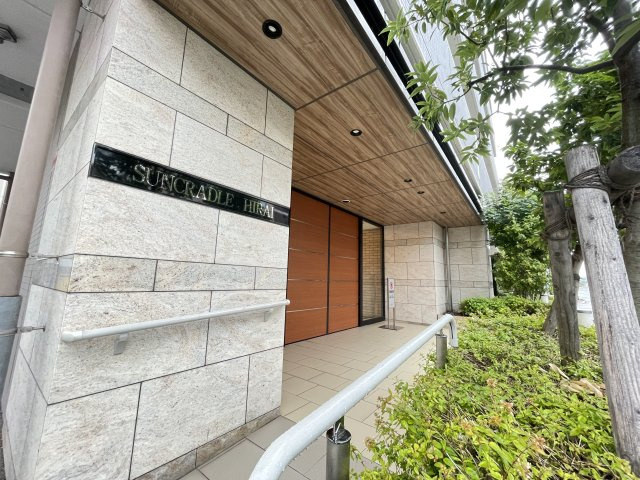 サンクレイドル平井のエントランス