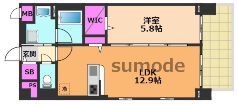 アグレアーブルの間取り