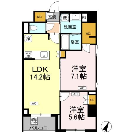 【間取り】 | ロイジェント戸越銀座