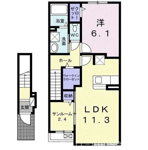 【間取り】 | シャーロームＮ