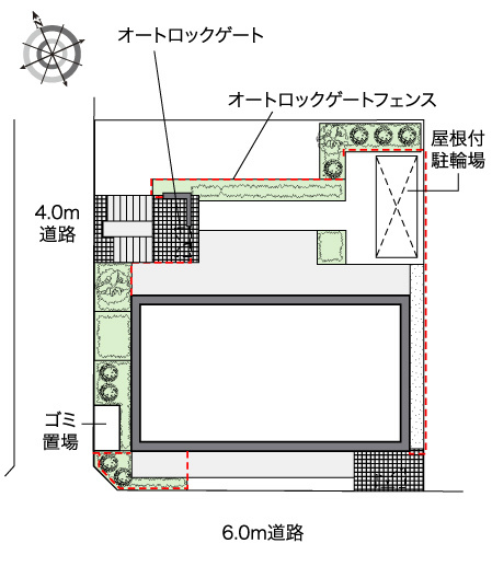 【区画図】 | レオパレスアムール梅ヶ丘