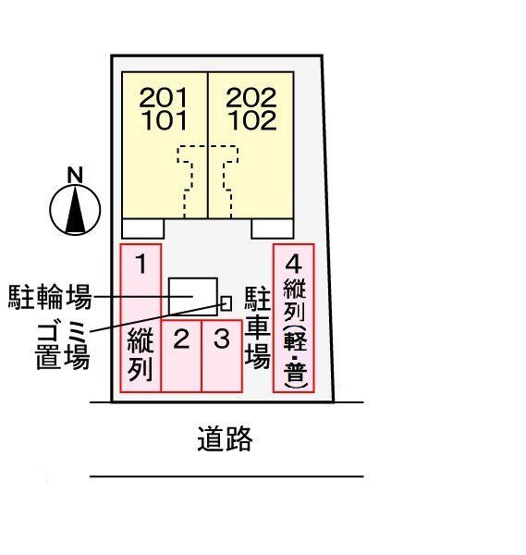 【駐車場】 | パイン　ビレッジ　Ⅱ