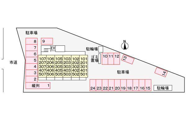 【駐車場】 | ルーベル中村