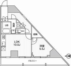 グラシアプレイス曳舟の間取り