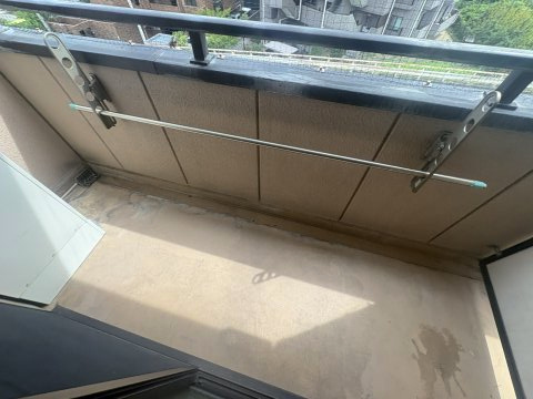 レクシア江坂のバルコニー