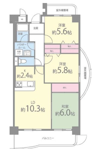 グランリジェールの間取り