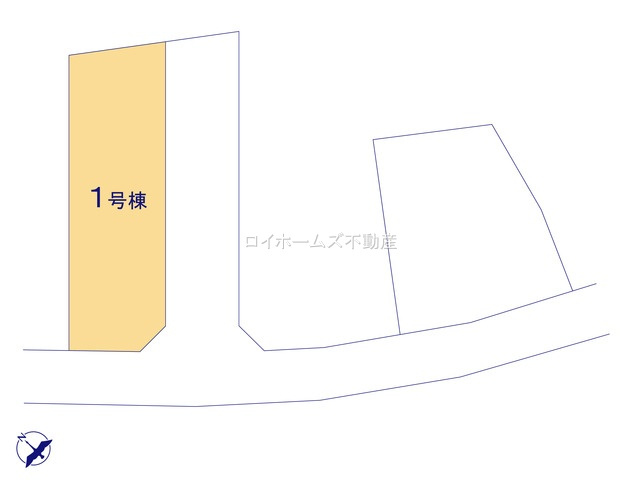 【区画図】 | 岡崎市昭和町字中屋敷47-3『仲介料無料』新築戸建て | 1号棟