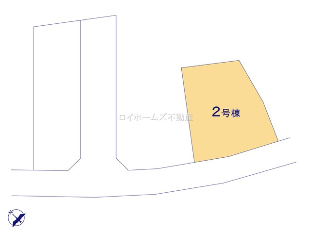 【区画図】 | 岡崎市昭和町字中屋敷47-3『仲介料無料』新築戸建て | 2号棟